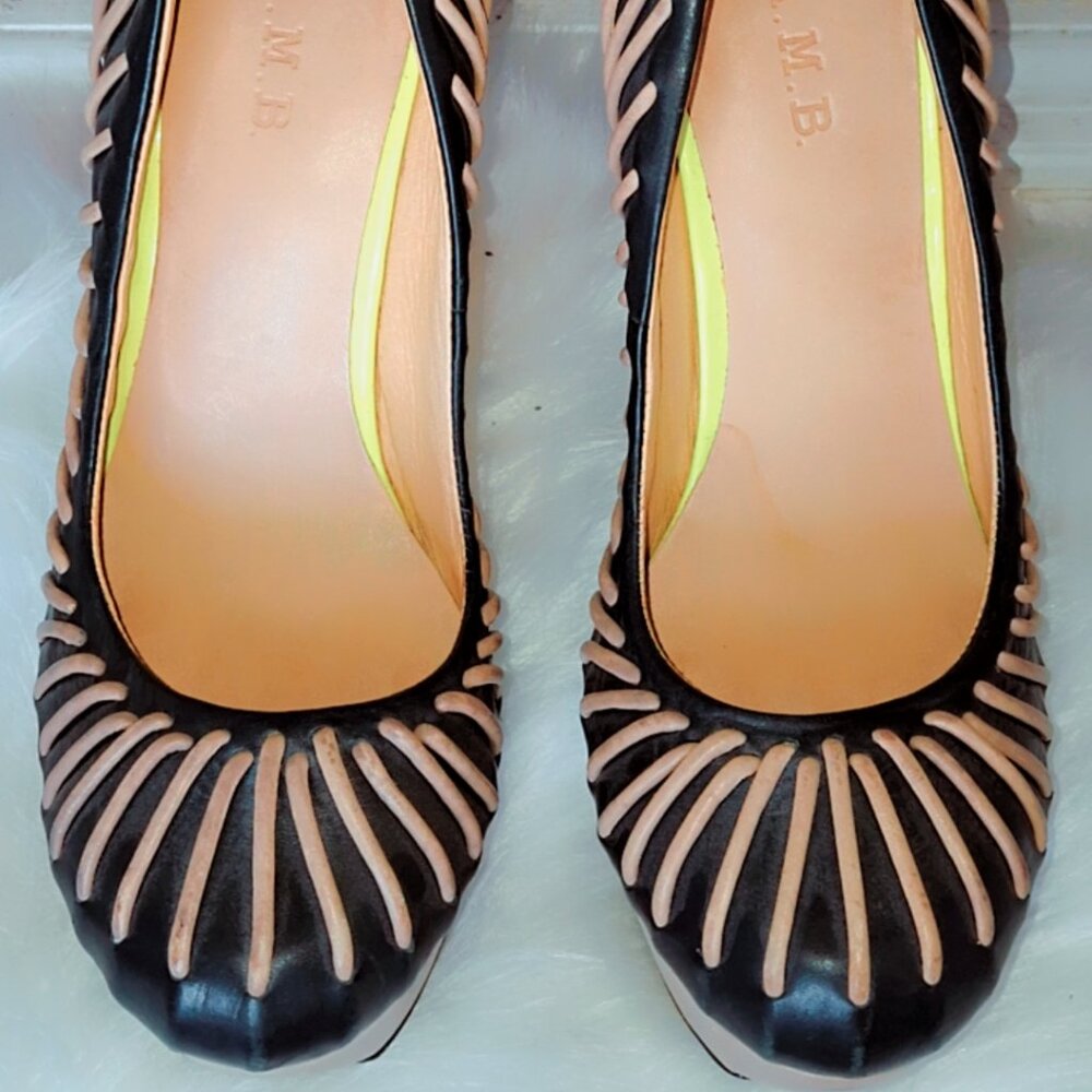 L.A.M.B Platformed Stilettos (Worn)